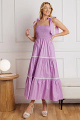 BETTER THAN EVER POPLIN MIDI DRESS - Flying Tomato - Flyclothing LLC