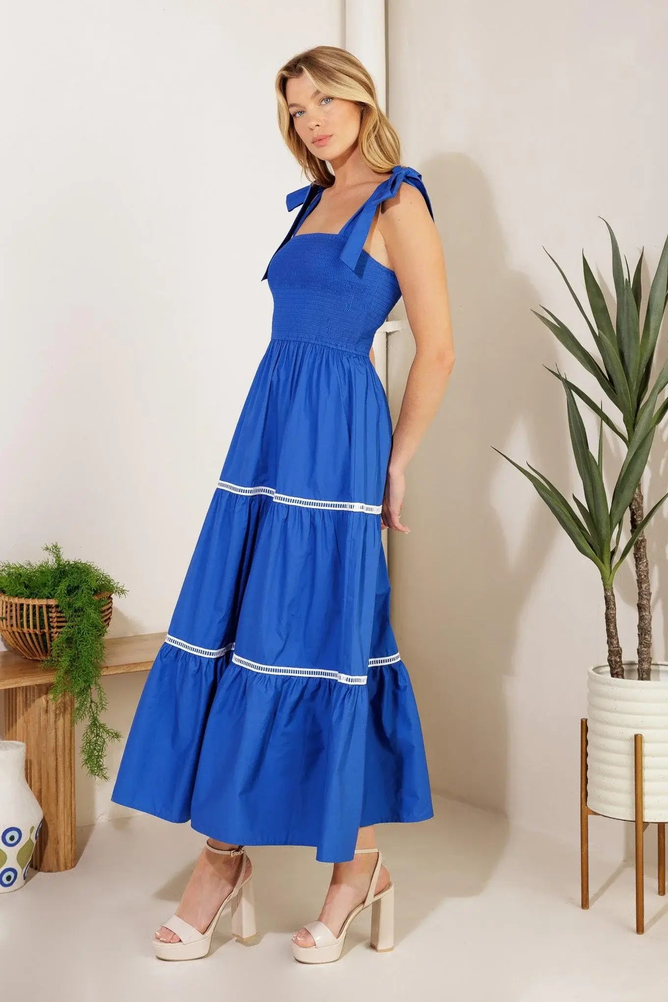 BETTER THAN EVER POPLIN MIDI DRESS - Flying Tomato - Flyclothing LLC