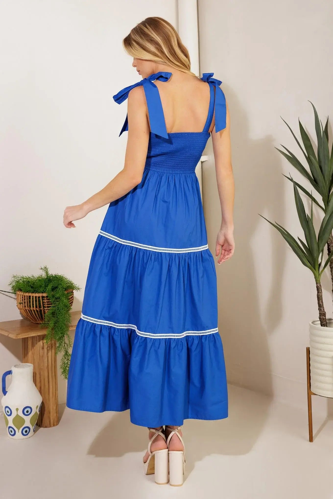 BETTER THAN EVER POPLIN MIDI DRESS - Flying Tomato - Flyclothing LLC