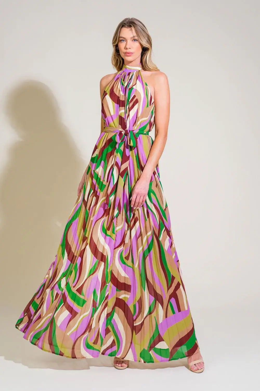 AS TIME GOES BY WOVEN MAXI DRESS - Flying Tomato - Flyclothing LLC