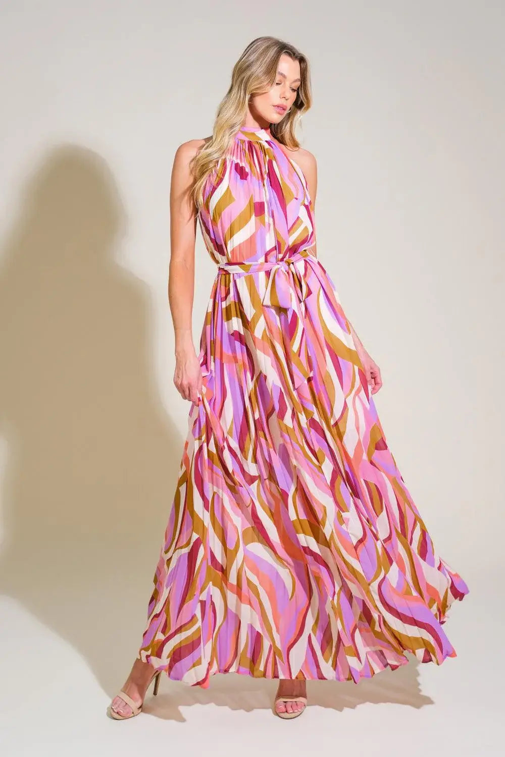 AS TIME GOES BY WOVEN MAXI DRESS - Flying Tomato - Flyclothing LLC
