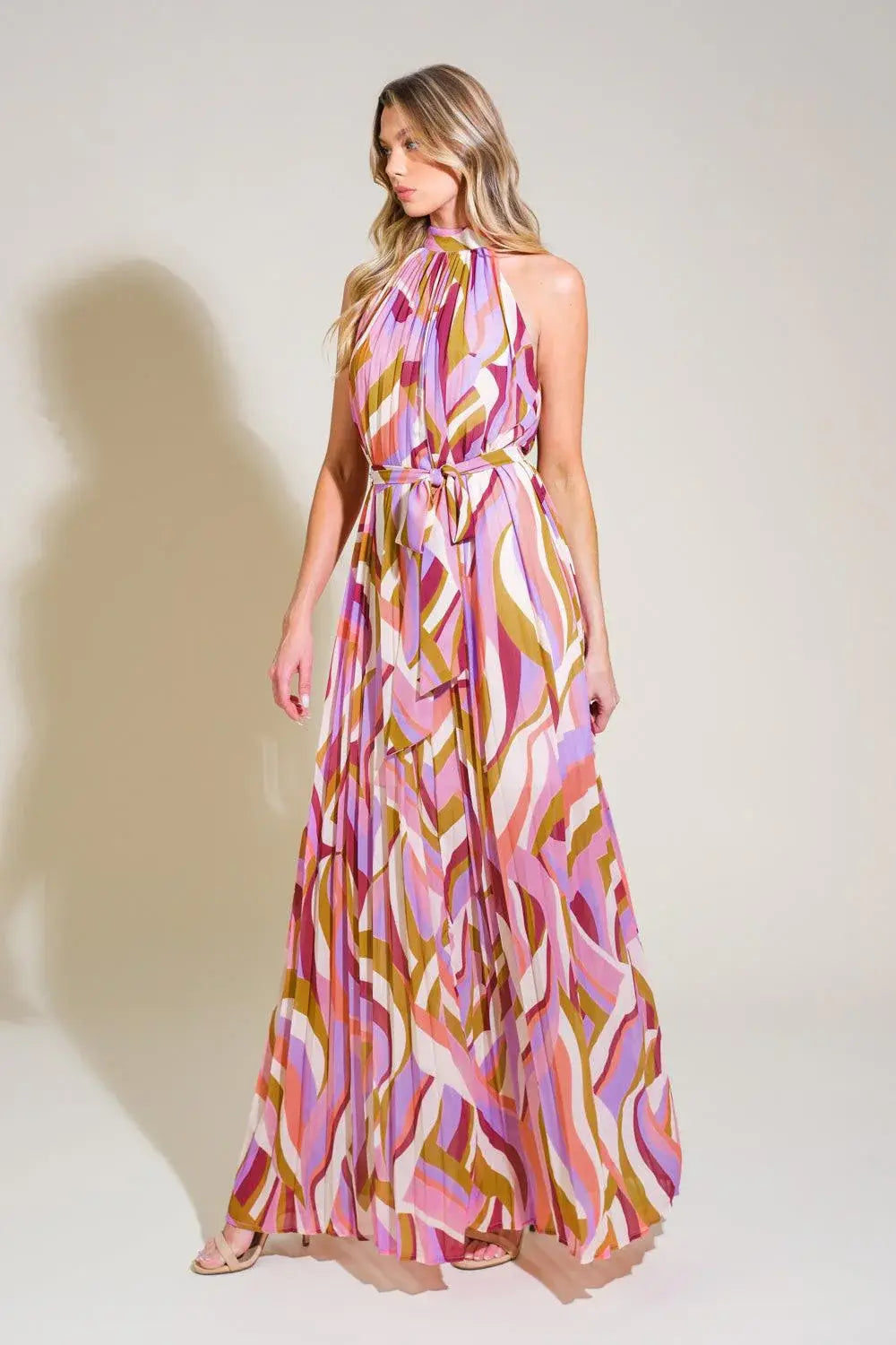 AS TIME GOES BY WOVEN MAXI DRESS - Flying Tomato - Flyclothing LLC