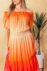 FORGOTTEN STORY WOVEN MAXI DRESS - Flying Tomato - Flyclothing LLC
