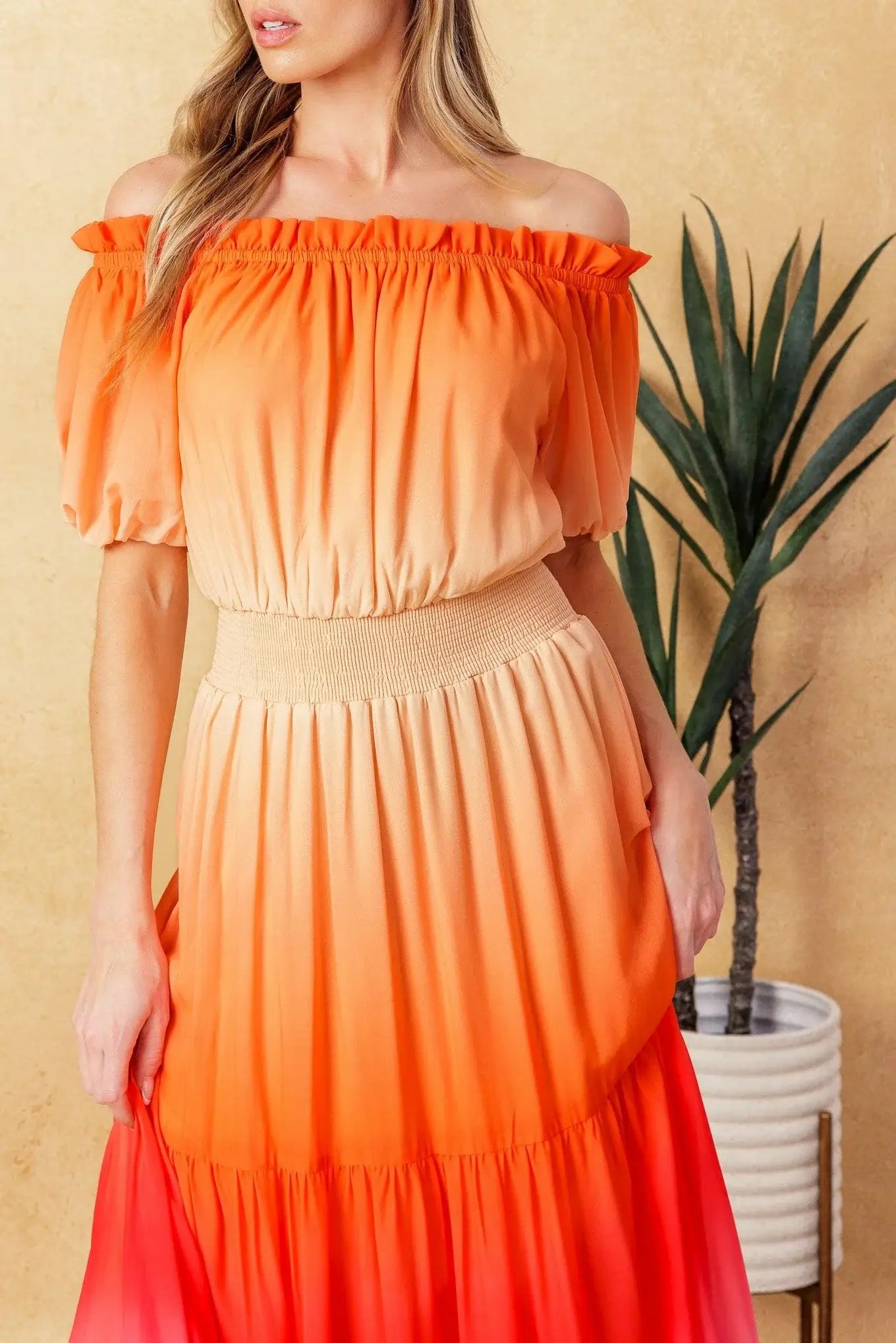 FORGOTTEN STORY WOVEN MAXI DRESS - Flying Tomato - Flyclothing LLC