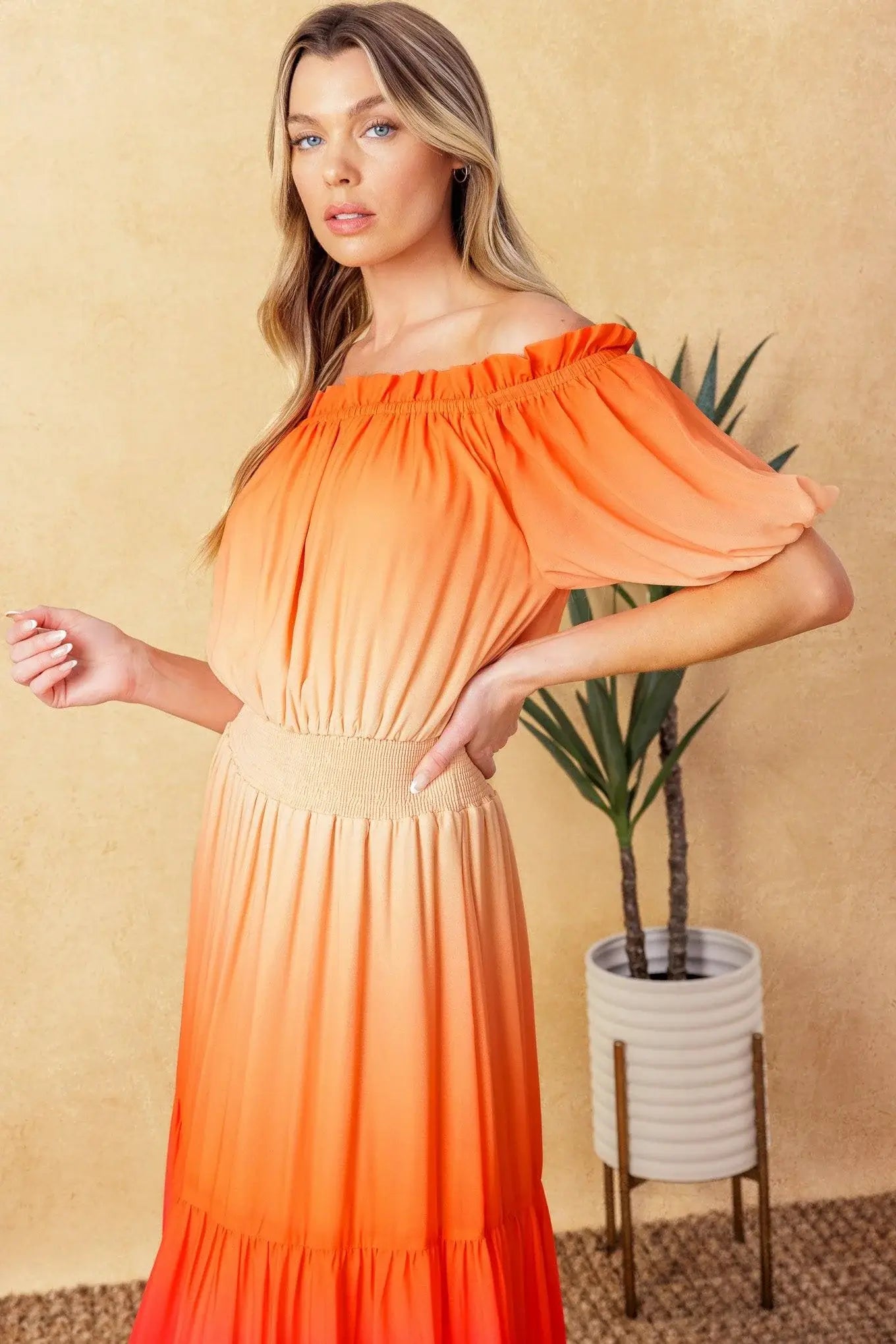 FORGOTTEN STORY WOVEN MAXI DRESS - Flying Tomato - Flyclothing LLC