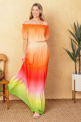 FORGOTTEN STORY WOVEN MAXI DRESS - Flying Tomato - Flyclothing LLC
