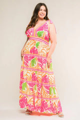 TAKE THE TRAILS WOVEN MAXI DRESS - Flying Tomato - Flyclothing LLC