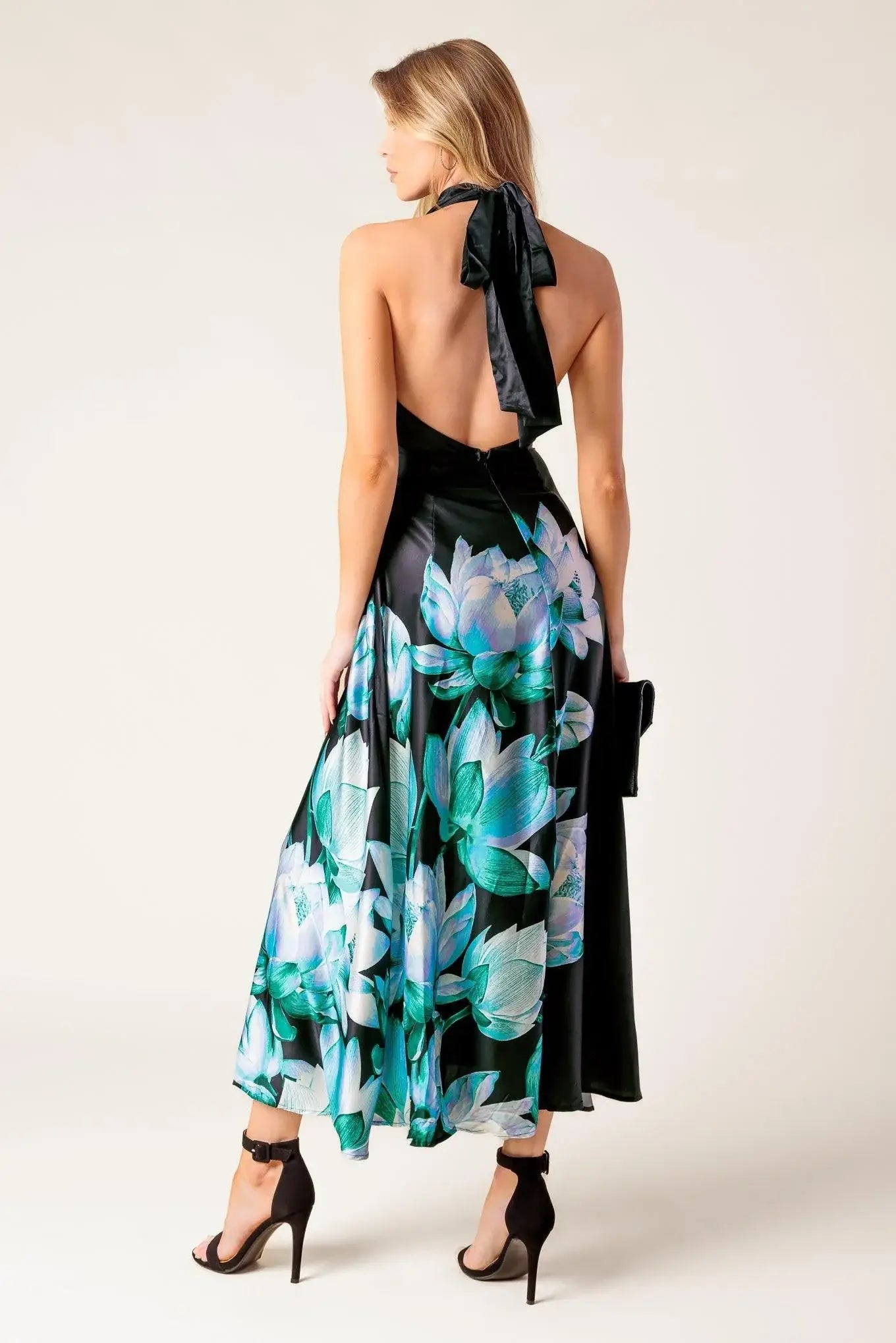 INSATIABLE FEELING WOVEN MIDI DRESS - Flying Tomato - Flyclothing LLC