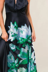 INSATIABLE FEELING WOVEN MIDI DRESS - Flying Tomato - Flyclothing LLC