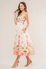COME WHEN I CALL WOVEN MIDI DRESS - Flying Tomato - Flyclothing LLC