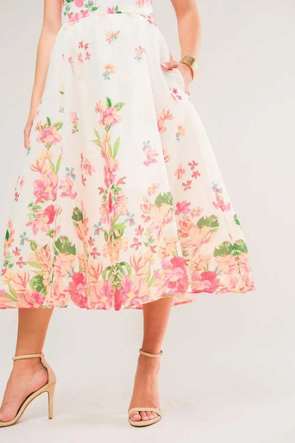 COME WHEN I CALL WOVEN MIDI DRESS - Flying Tomato - Flyclothing LLC