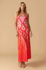 DIAMOND GIRL WOVEN SLIP DRESS - Flying Tomato - Flyclothing LLC