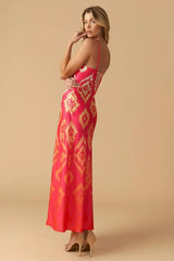 DIAMOND GIRL WOVEN SLIP DRESS - Flying Tomato - Flyclothing LLC