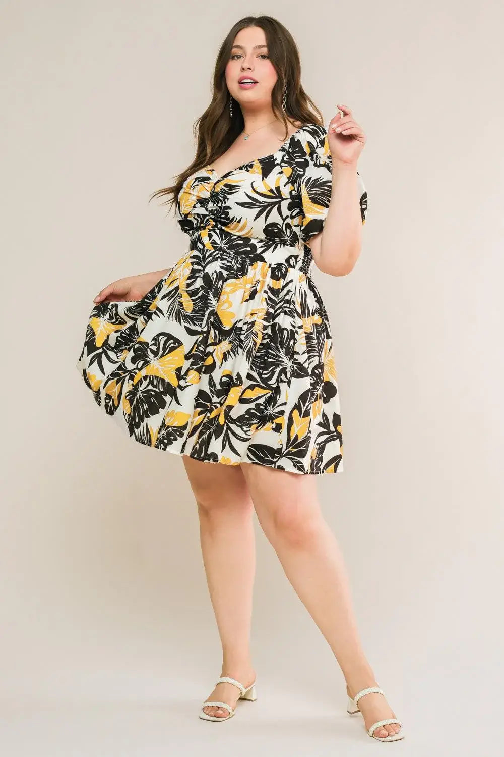 LEAD THE WAY WOVEN MINI DRESS - Flying Tomato - Flyclothing LLC