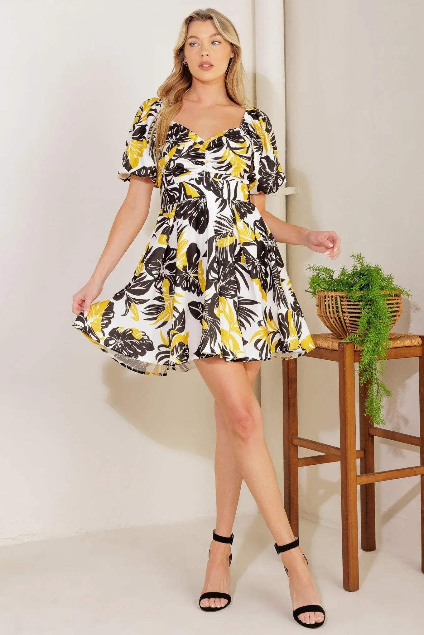 LEAD THE WAY WOVEN MINI DRESS - Flying Tomato - Flyclothing LLC