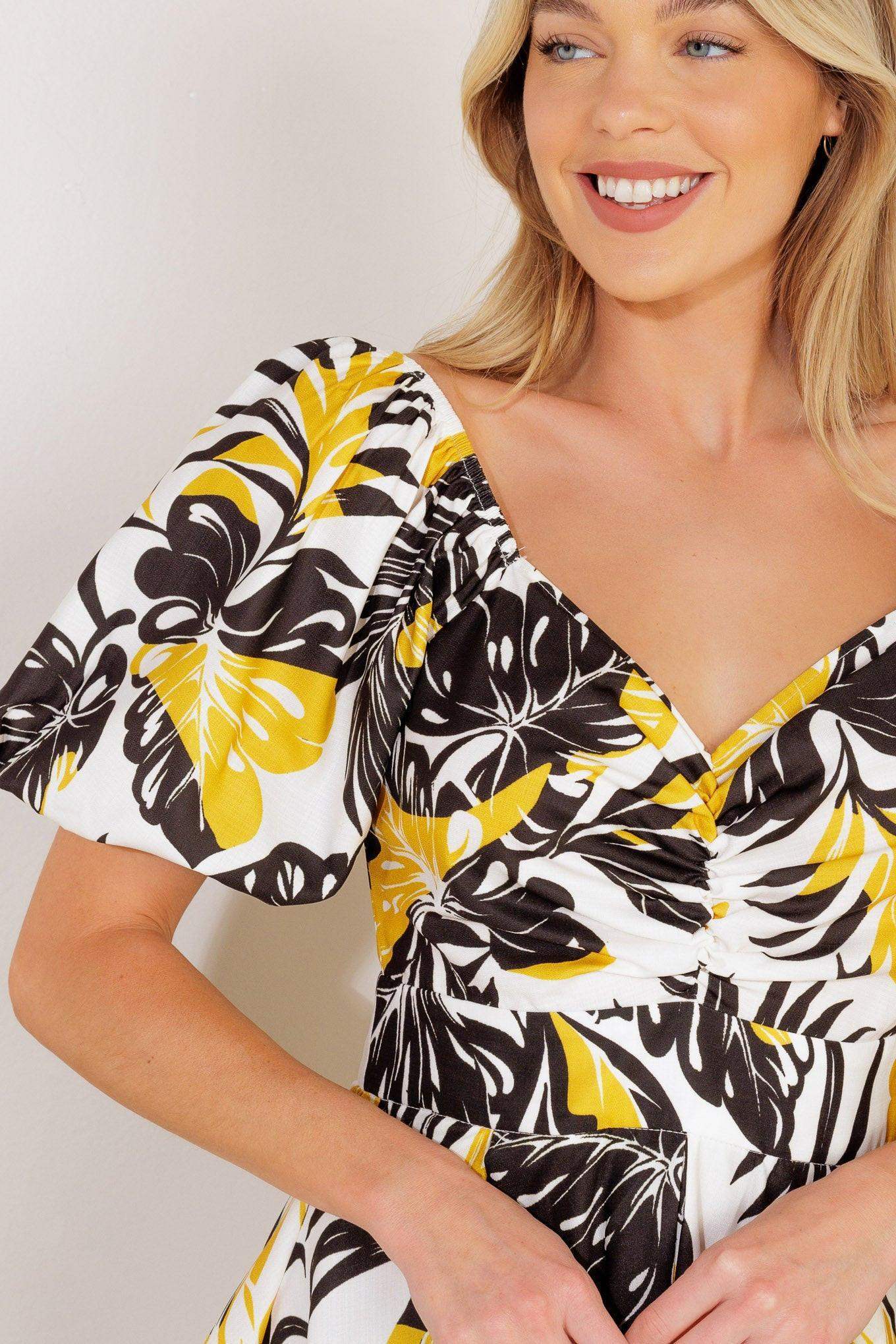 LEAD THE WAY WOVEN MINI DRESS - Flying Tomato - Flyclothing LLC