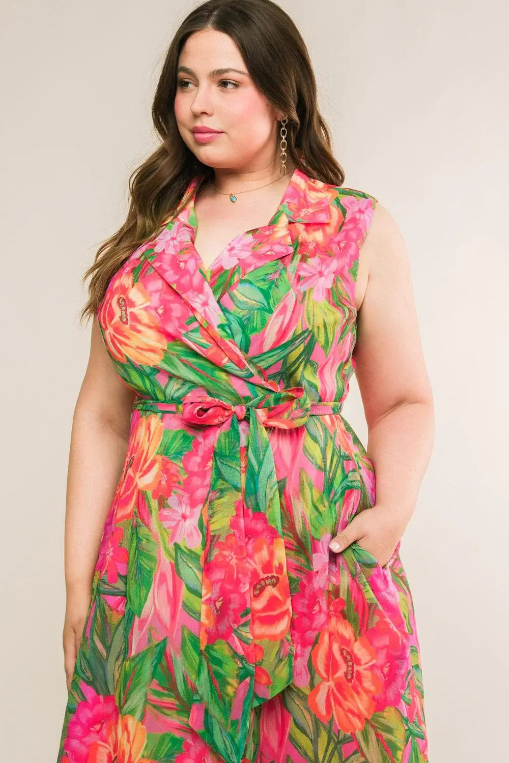 EVERYDAY DREAMS WOVEN MIDI DRESS - Flying Tomato - Flyclothing LLC