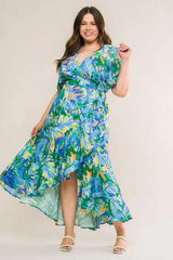 UNEXPECTED SURPRISE WOVEN HI-LO DRESS - Flying Tomato - Flyclothing LLC