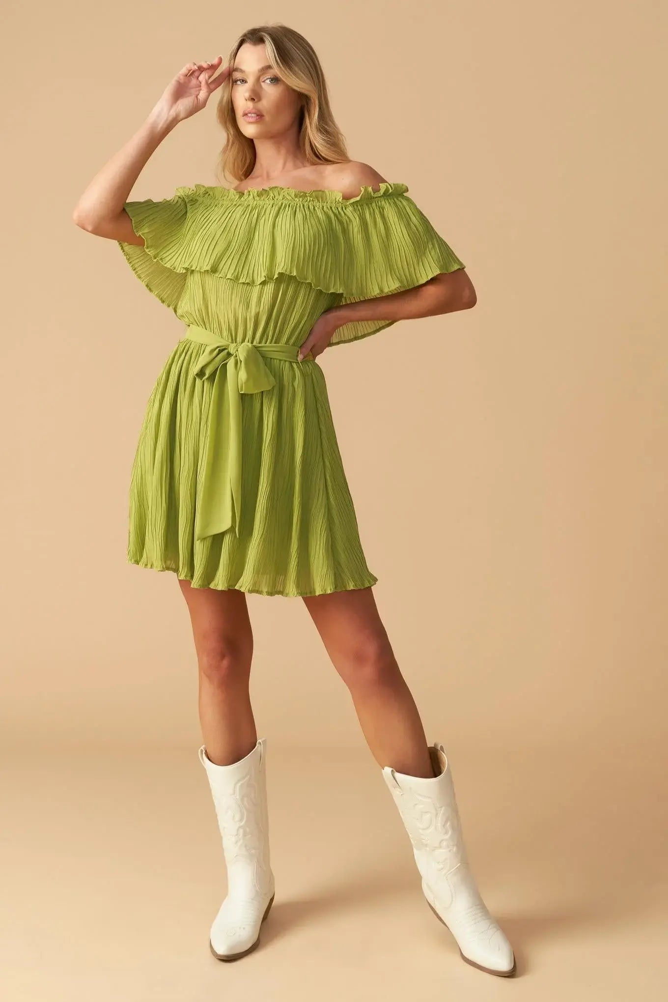JUST ONE MORE WOVEN MINI DRESS - Flying Tomato - Flyclothing LLC