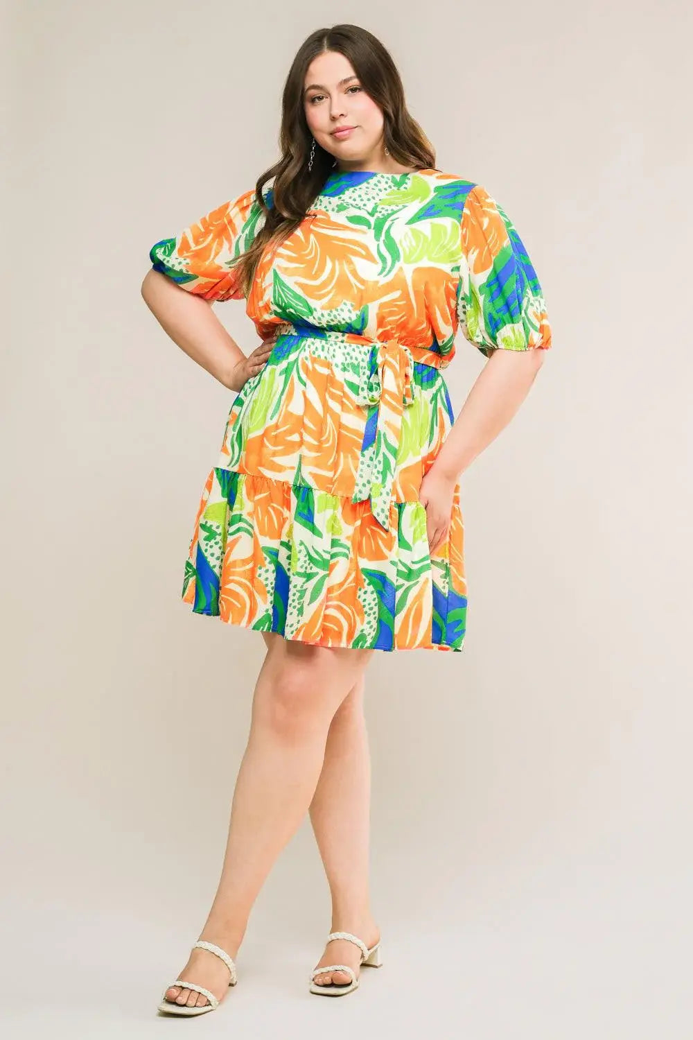 LISTEN TO THE MUSIC WOVEN MINI DRESS - Flying Tomato - Flyclothing LLC