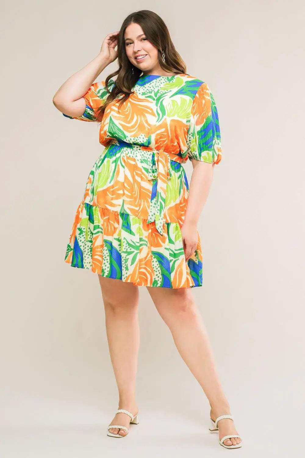 LISTEN TO THE MUSIC WOVEN MINI DRESS - Flying Tomato - Flyclothing LLC