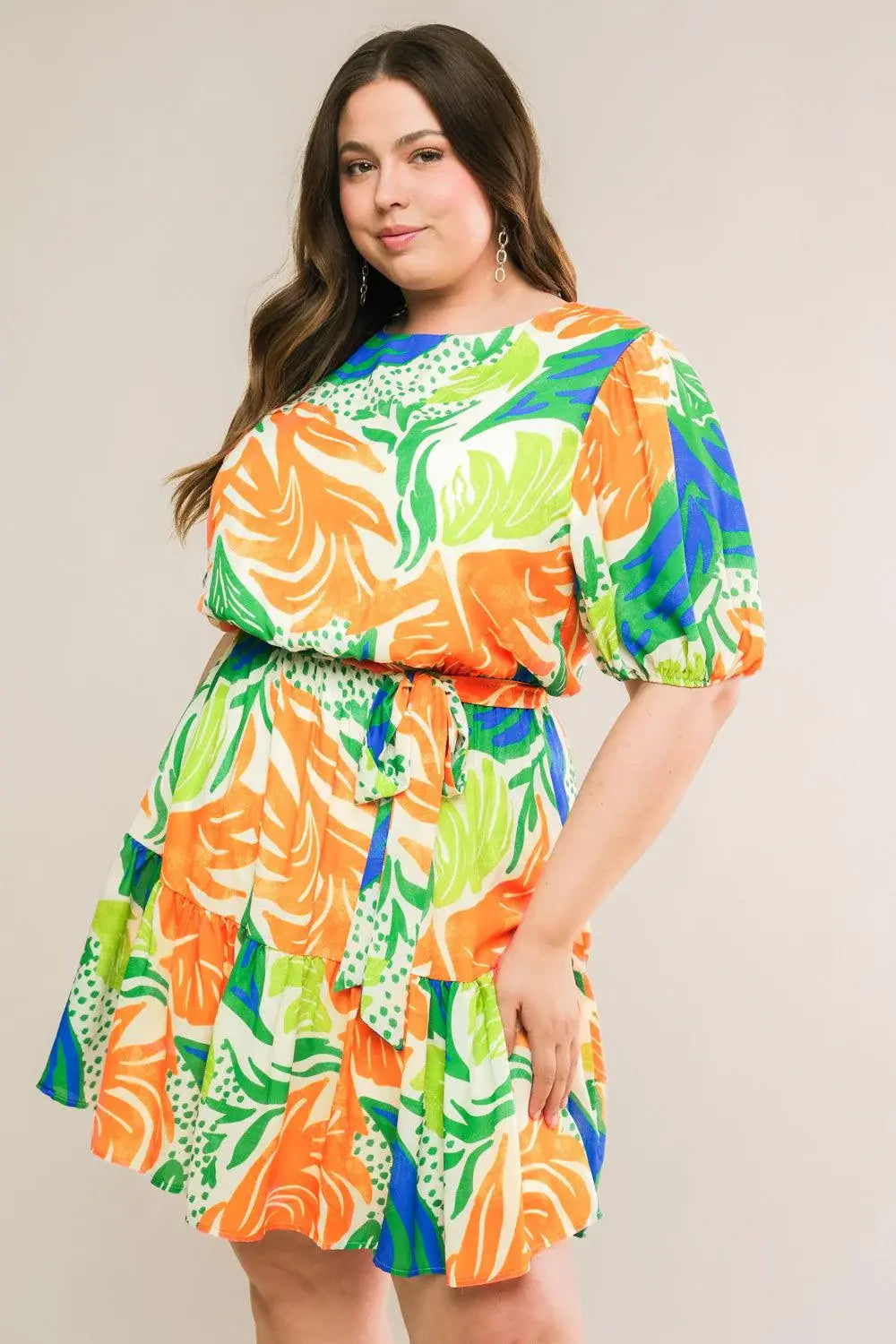 LISTEN TO THE MUSIC WOVEN MINI DRESS - Flying Tomato - Flyclothing LLC