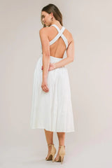 ADMIRED FROM AFAR WOVEN MIDI DRESS - Flying Tomato - Flyclothing LLC