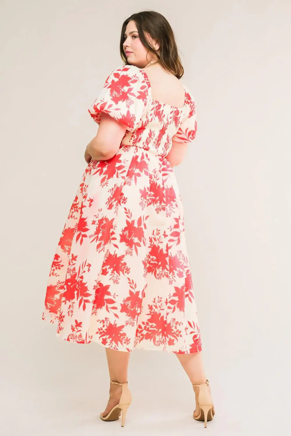 SUCCESSFULLY CUTE WOVEN MIDI DRESS - Flying Tomato - Flyclothing LLC