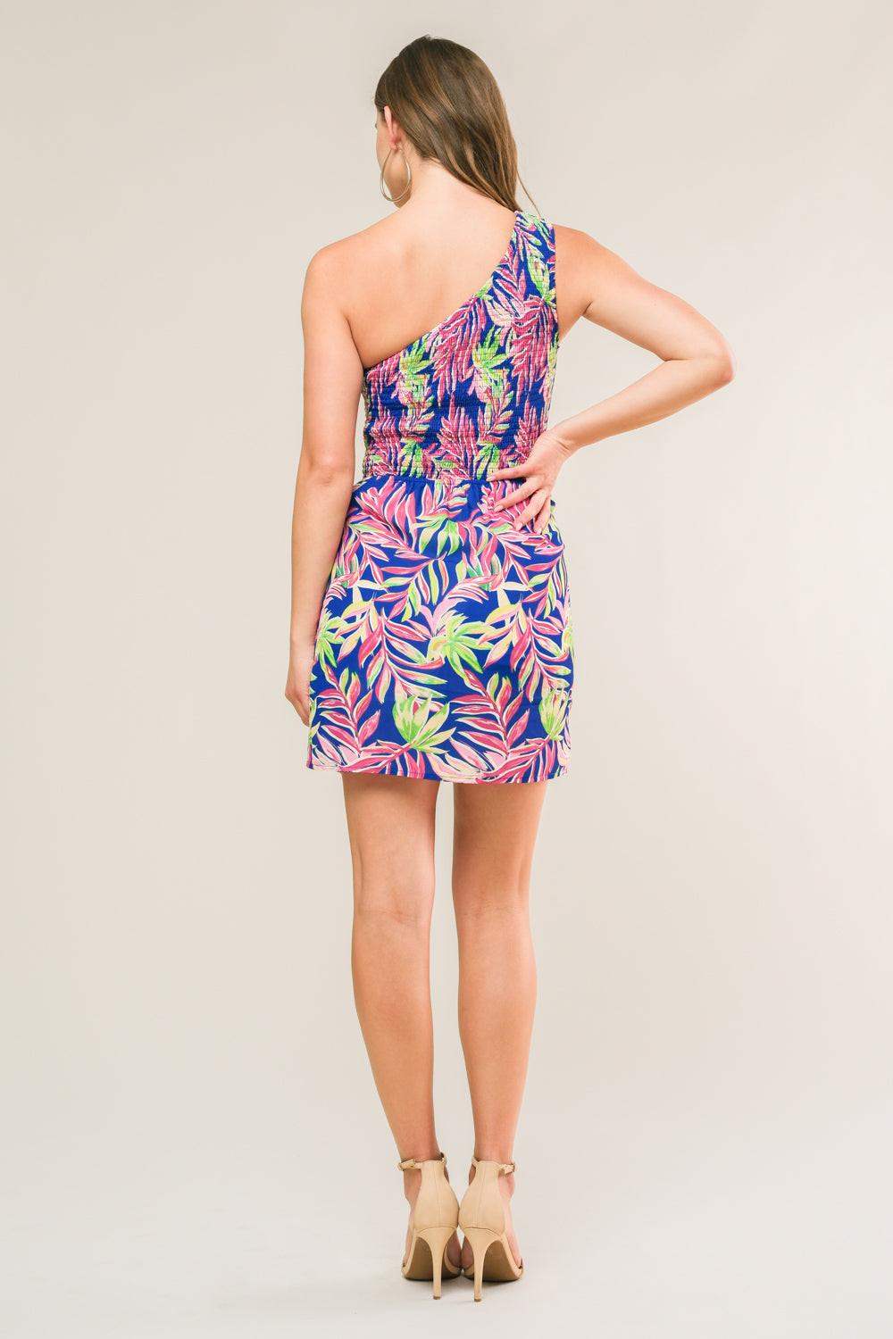 LOVE GROWS HERE WOVEN MINI DRESS - Flying Tomato - Flyclothing LLC