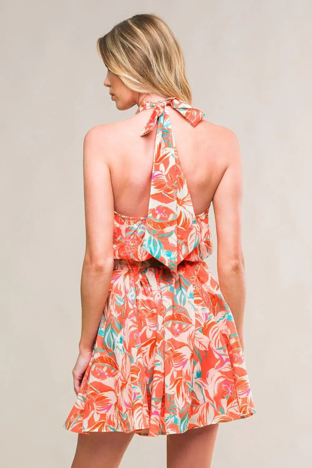 SUNNY LOVELINESSWOVEN MINI DRESS - Flying Tomato - Flyclothing LLC