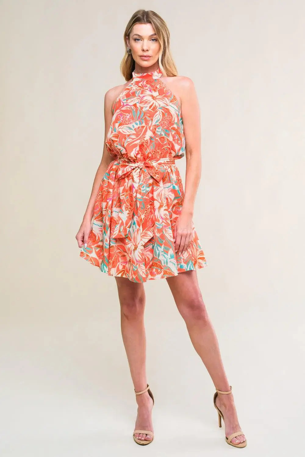 SUNNY LOVELINESSWOVEN MINI DRESS - Flying Tomato - Flyclothing LLC