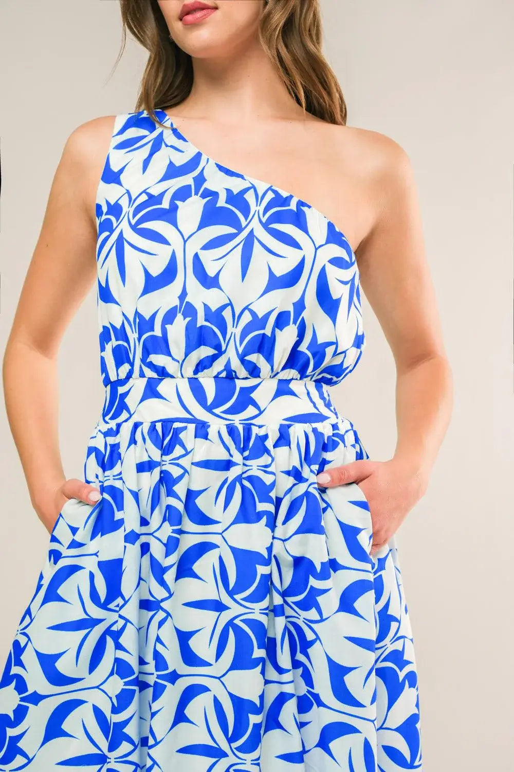 FEEL THE BEAT WOVEN MIDI DRESS - Flying Tomato - Flyclothing LLC