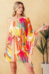 EASY WAY OUT WOVEN KAFTAN MINI DRESS - Flying Tomato - Flyclothing LLC