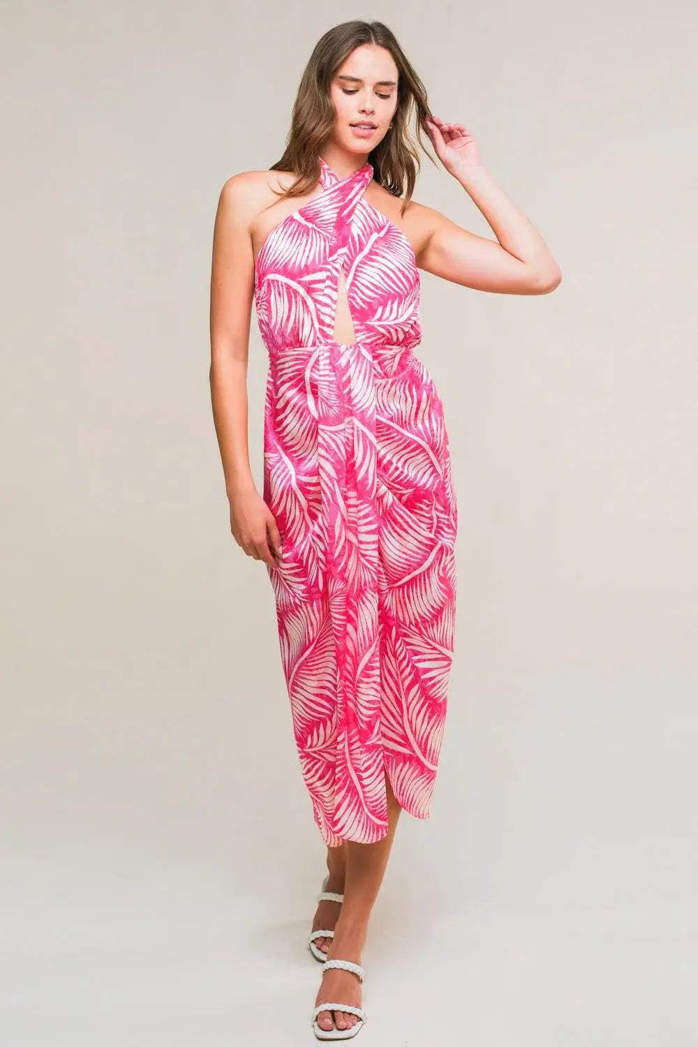BREEZY WALKS MIDI DRESS - Flying Tomato - Flyclothing LLC