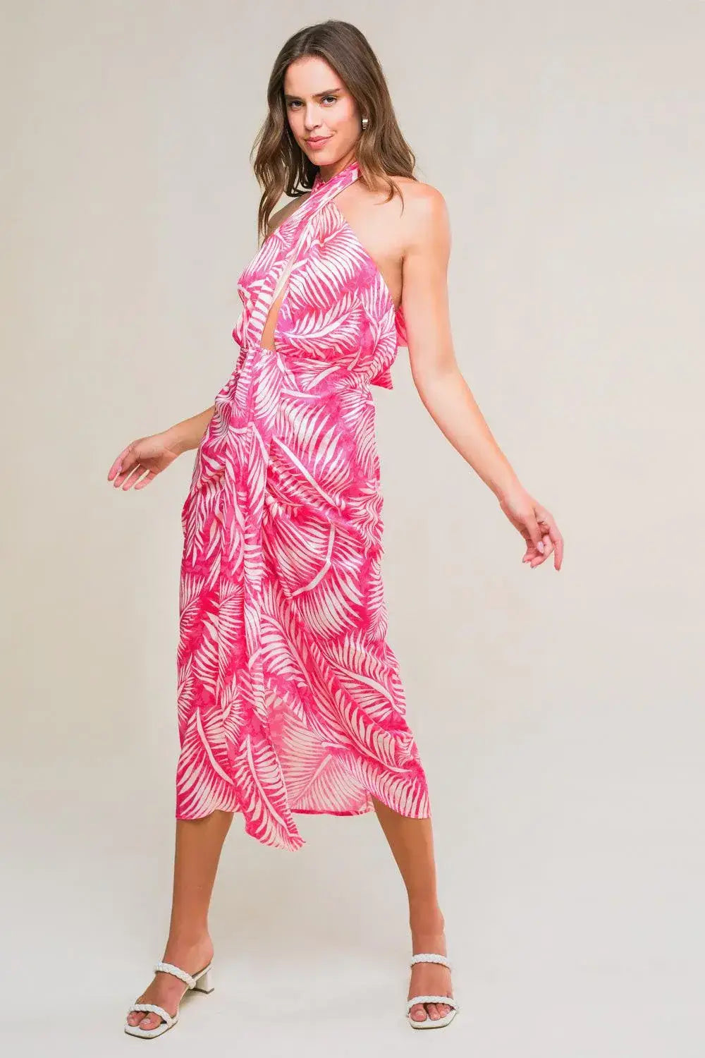 BREEZY WALKS MIDI DRESS - Flying Tomato - Flyclothing LLC