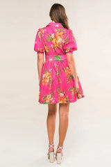 REMARKABLE ENTRANCE WOVEN MINI DRESS - Flying Tomato - Flyclothing LLC