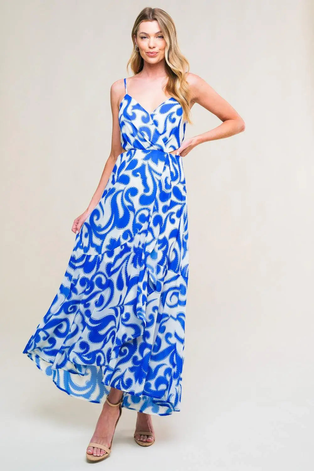 GETAWAY ICON WOVEN MIDI DRESS - Flying Tomato - Flyclothing LLC