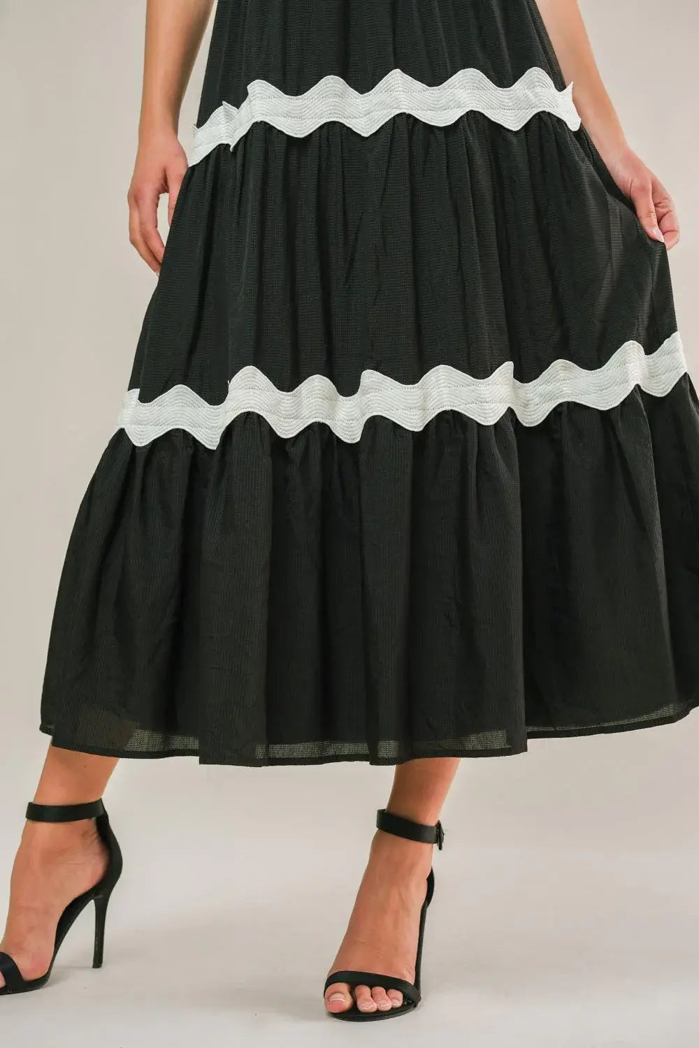 SUMMER SPRITZ WOVEN MIDI DRESS - Flying Tomato - Flyclothing LLC