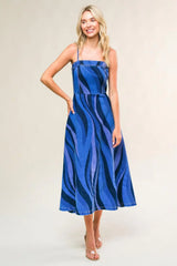 PATRIOTIC PRINCESS DENIM MIDI DRESS - Flying Tomato - Flyclothing LLC