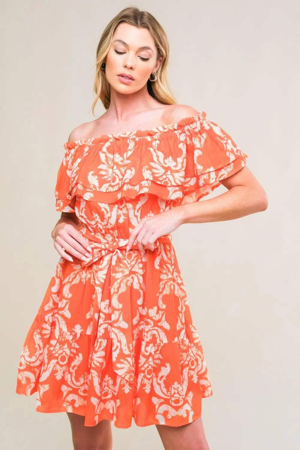 CAPTIVATING ALWAYS WOVEN MINI DRESS - Flying Tomato - Flyclothing LLC