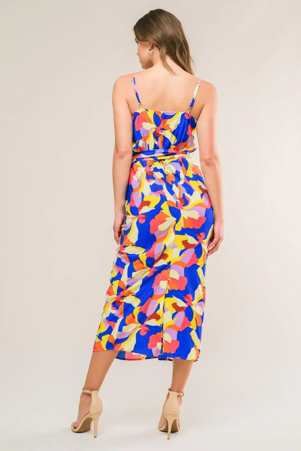WHAT DREAMS ARE MADE WOVEN MIDI DRESS - Flying Tomato - Flyclothing LLC