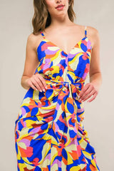WHAT DREAMS ARE MADE WOVEN MIDI DRESS - Flying Tomato - Flyclothing LLC