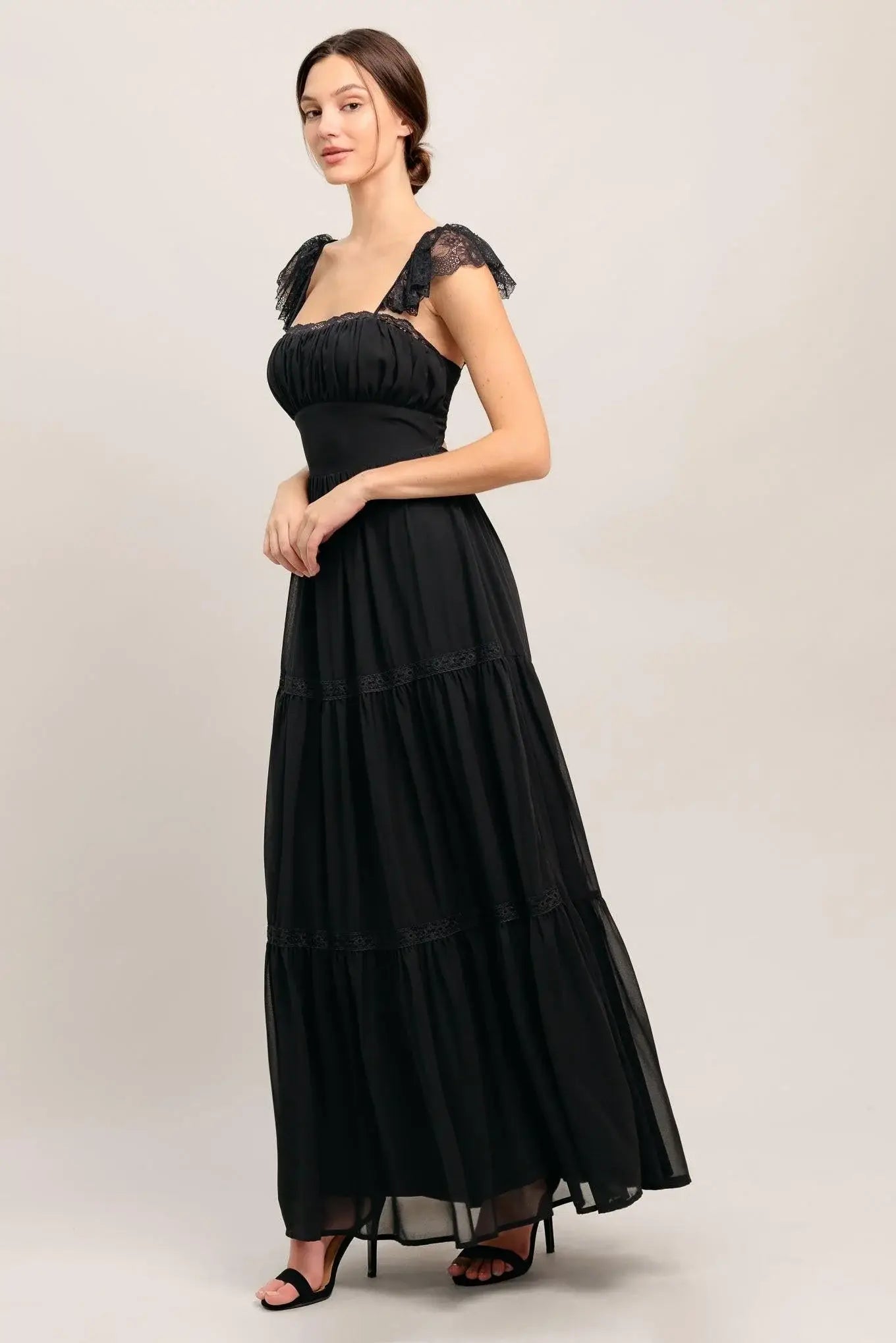 FORGOTTEN ROMANCE WOVEN MAXI DRESS - Flying Tomato - Flyclothing LLC