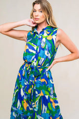 PRISTINE CHICNESS WOVEN MIDI DRESS - Flying Tomato - Flyclothing LLC