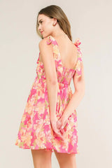TALK OF THE TOWN WOVEN MINI DRESS - Flying Tomato - Flyclothing LLC