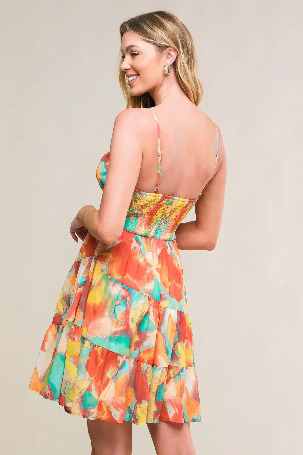 MAJESTIC ENERGY WOVEN MINI DRESS - Flying Tomato - Flyclothing LLC