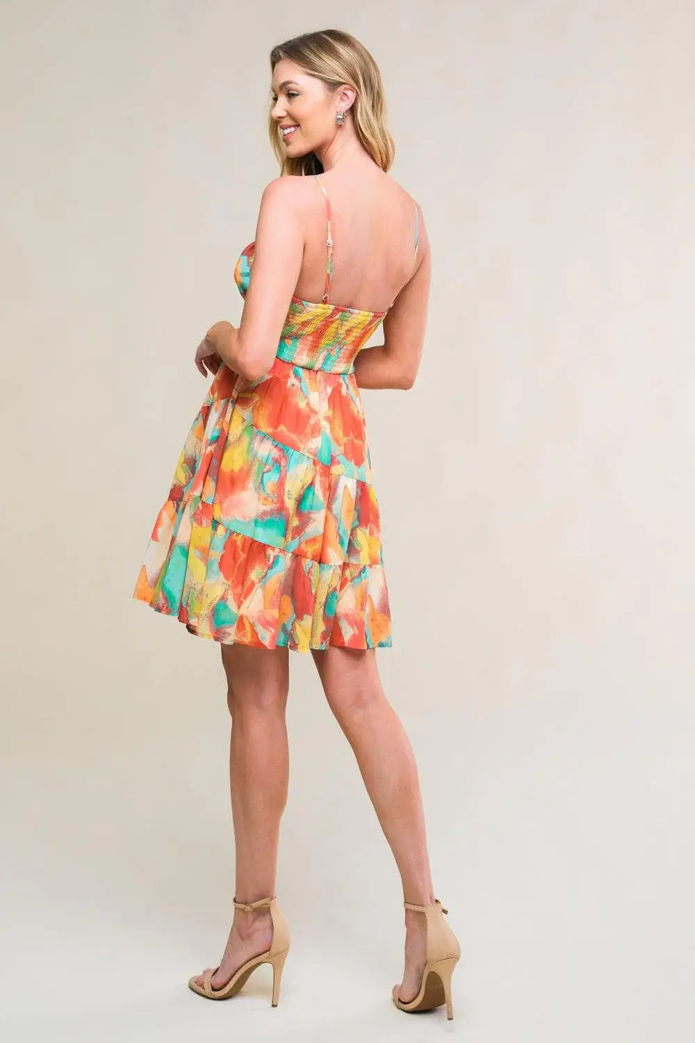 MAJESTIC ENERGY WOVEN MINI DRESS - Flying Tomato - Flyclothing LLC