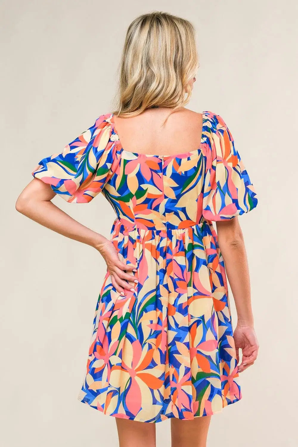 STATE OF BLISS WOVEN MINI DRESS - Flying Tomato - Flyclothing LLC