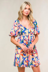 STATE OF BLISS WOVEN MINI DRESS - Flying Tomato - Flyclothing LLC