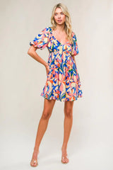 STATE OF BLISS WOVEN MINI DRESS - Flying Tomato - Flyclothing LLC